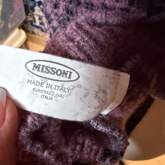 Missoni Made in Italy Purple hues s/s sweater - Picture 7 of 8